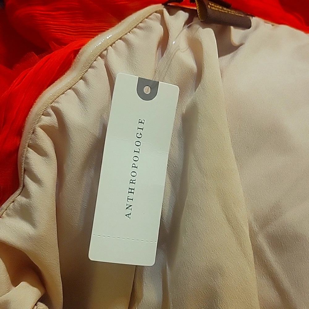 Orange party dress